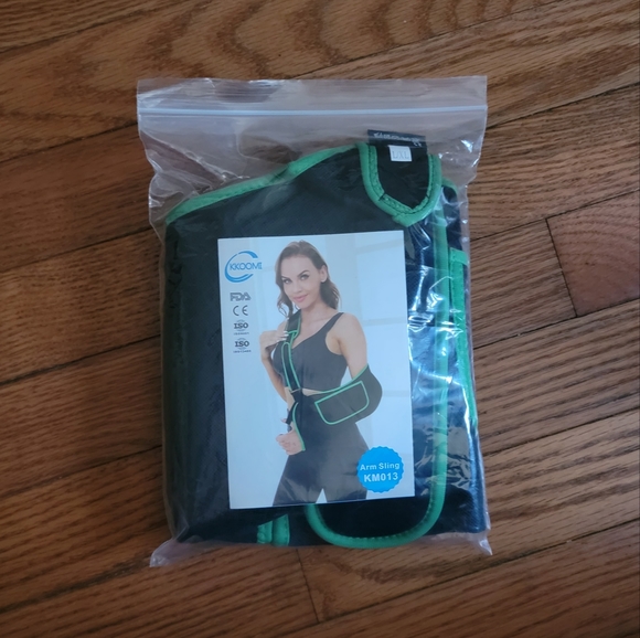 New! Unisex L/XL Left/Right Arm Sling Breathable Shoulder Brace Support Strap - Picture 2 of 8